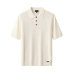 Milano Texture Knit Polo IVORY