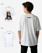 G WEST Silent Gaze Oversized T-Shirt Mens G West