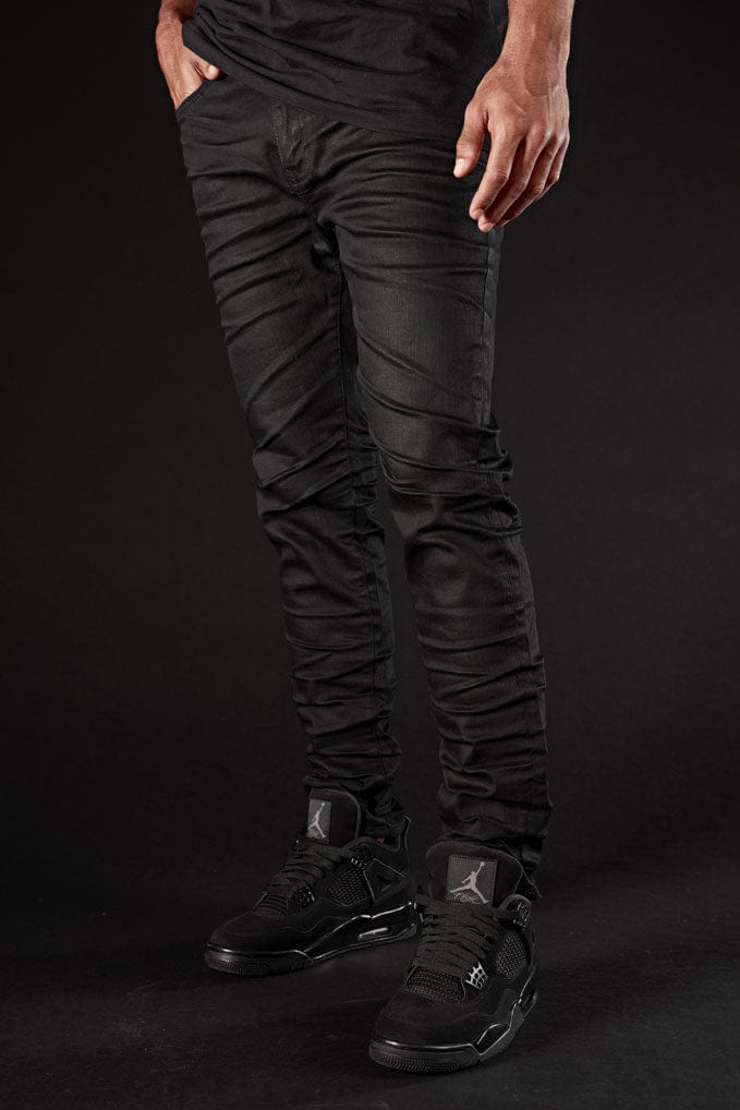 Slim Taper Fit - Obsidian Denim (Black) - Sean Collection
