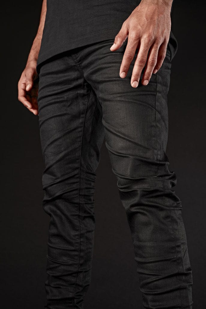 Slim Taper Fit - Obsidian Denim (Black) - Sean Collection