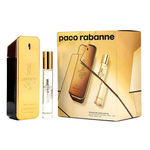 Paco Rabanne One Million 2pcs Gift Set EDT 3.4 oz 100 ml Men Rafaelos