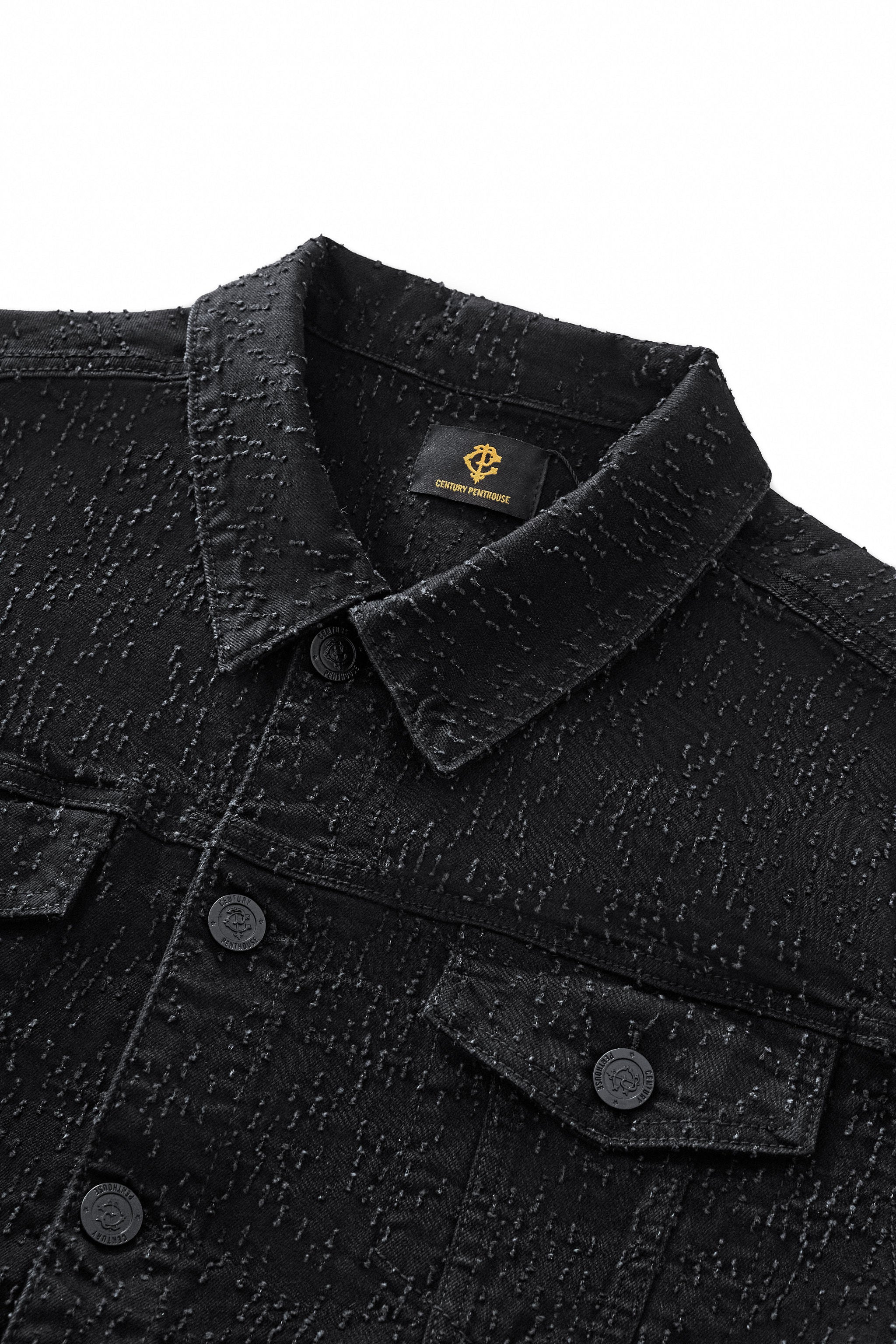 Sanctum Cross Denim Jkt – Century Penthouse BLACK/SILVER