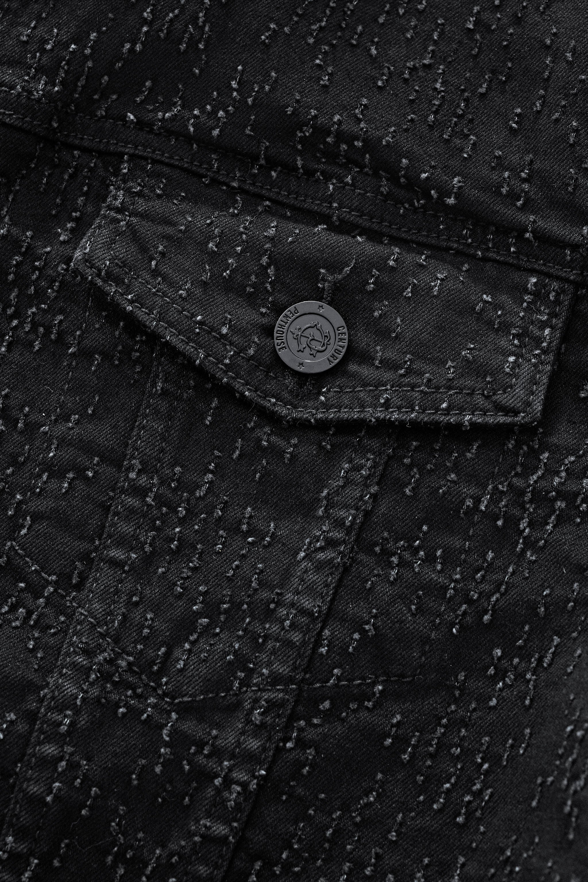 Sanctum Cross Denim Jkt – Century Penthouse BLACK/SILVER
