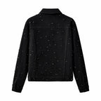 Celestial Stud Denim Jkt – Century Penthouse BLACK