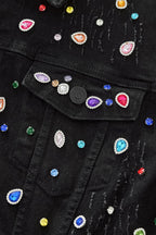Prism Gem Denim Jkt – Century Penthouse BLACK