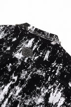 Flocked Eclipse Denim Jkt – Century Penthouse BLACK