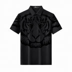 Tiger’s Wrath Embellished Polo BLACK