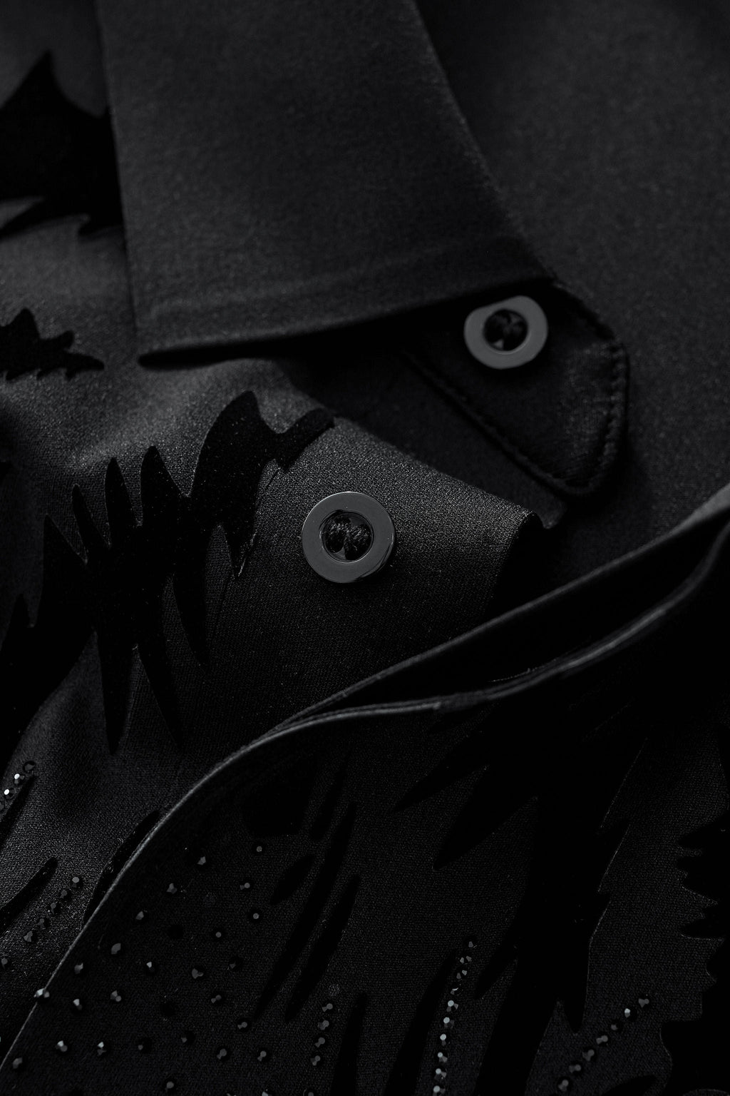 Tiger’s Wrath Embellished Polo BLACK