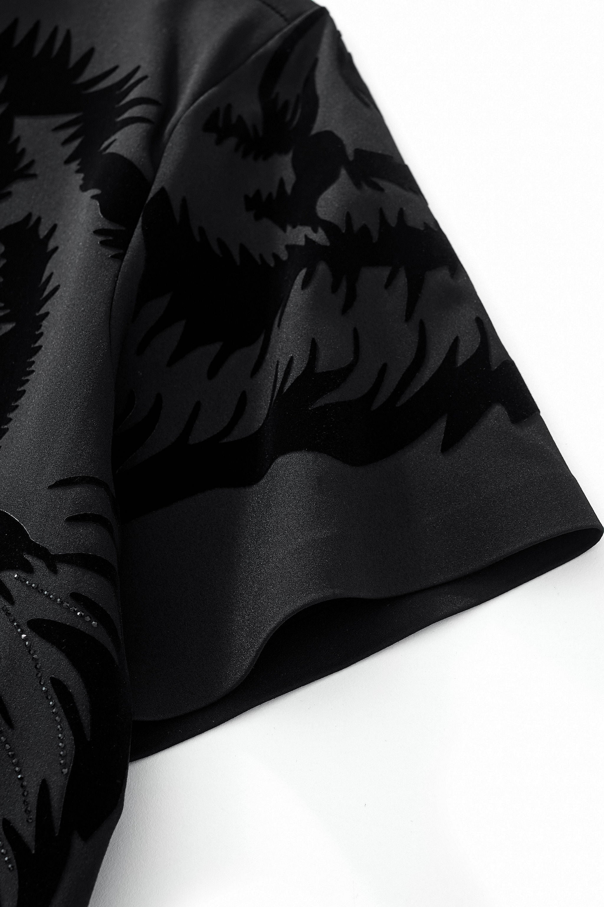 Tiger’s Wrath Embellished Polo BLACK