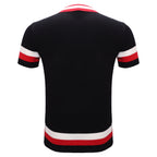 Heritage Stripe Knit Polo BLACK