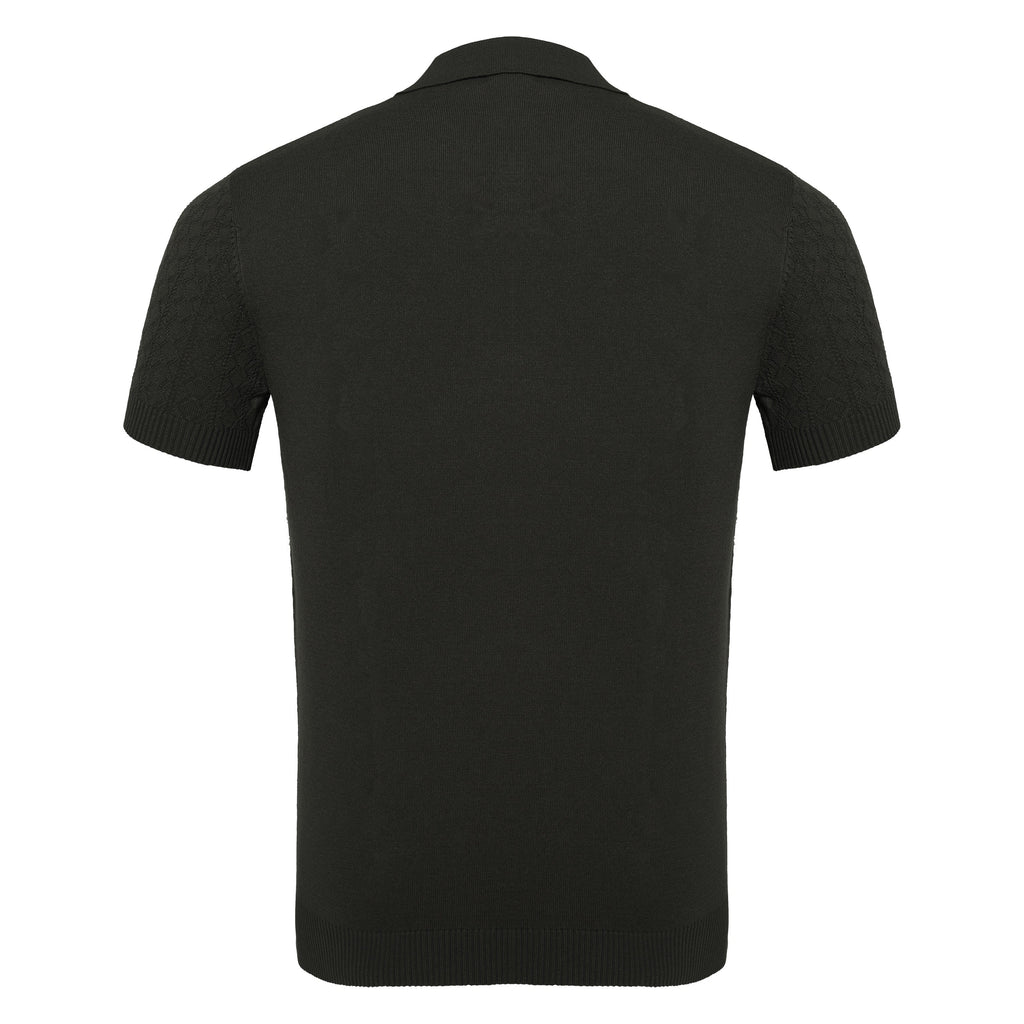 Elevare Knit Polo BLACK