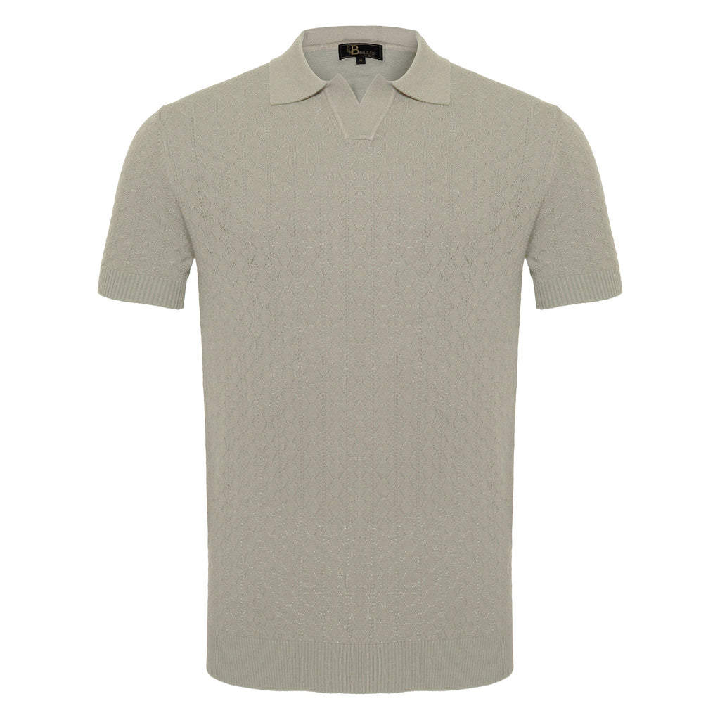 Elevare Knit Polo WHITE