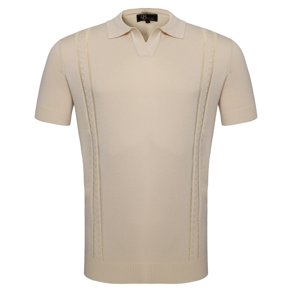 LuxeKnit Polo IVORY