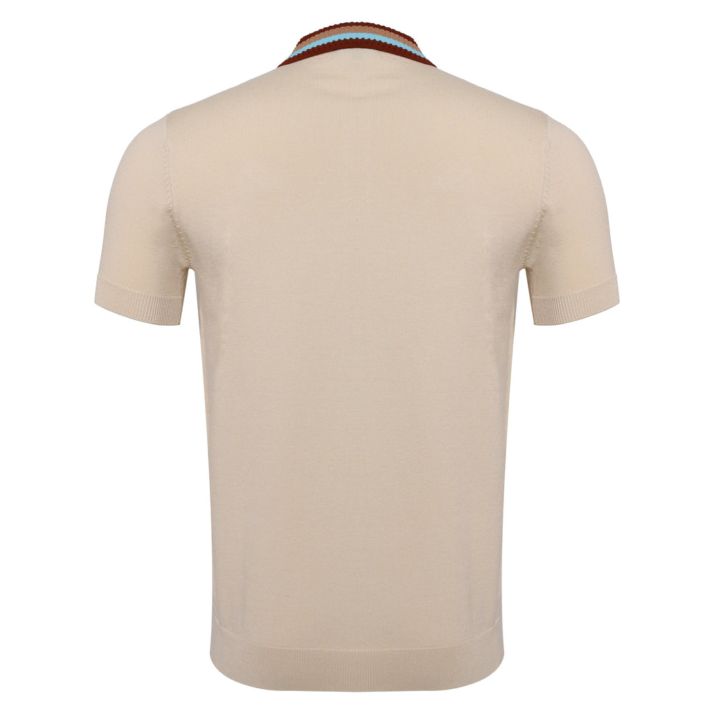 Regent Luxe Knit Polo IVORY
