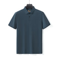 Grid Texture Stitchless Polo PETROL