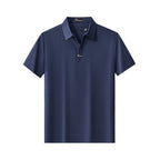 Stride Contrast Collar Polo NAVY