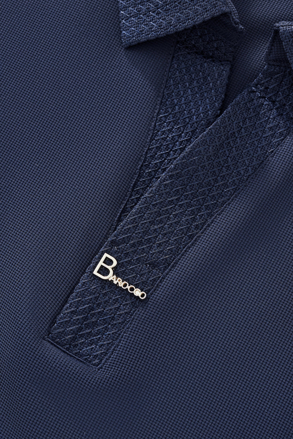 Stride Contrast Collar Polo NAVY