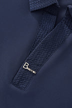 Stride Contrast Collar Polo NAVY