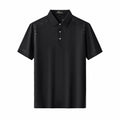Ornate Trim Polo BLACK