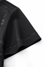 Ornate Trim Polo BLACK
