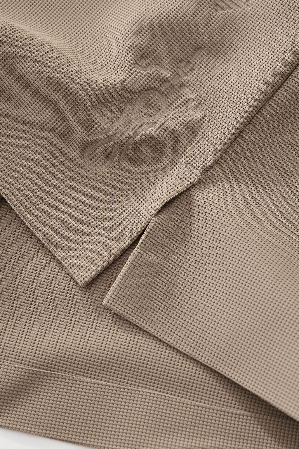 Ornate Trim Polo KHAKI