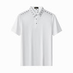 Lustre Trim Polo WHITE/SILVER