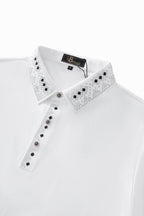 Lustre Matrix Polo WHITE/SILVER