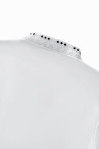 Lustre Matrix Polo WHITE/SILVER