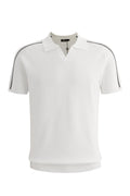 Milano Stripe Collar Knit Polo IVORY