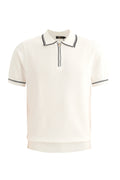 Riviera Contrast Trim Knit Polo IVORY