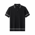 Refined Motion Knit Polo BLACK