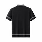 Refined Motion Knit Polo BLACK