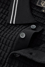 Refined Motion Knit Polo BLACK
