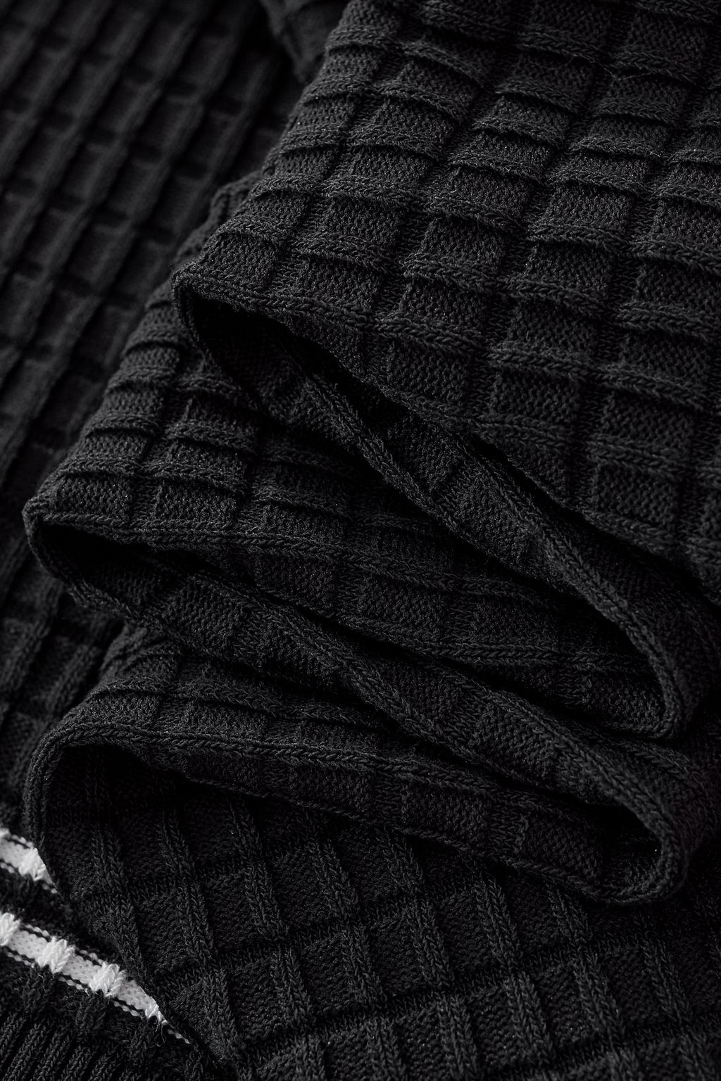 Refined Motion Knit Polo BLACK