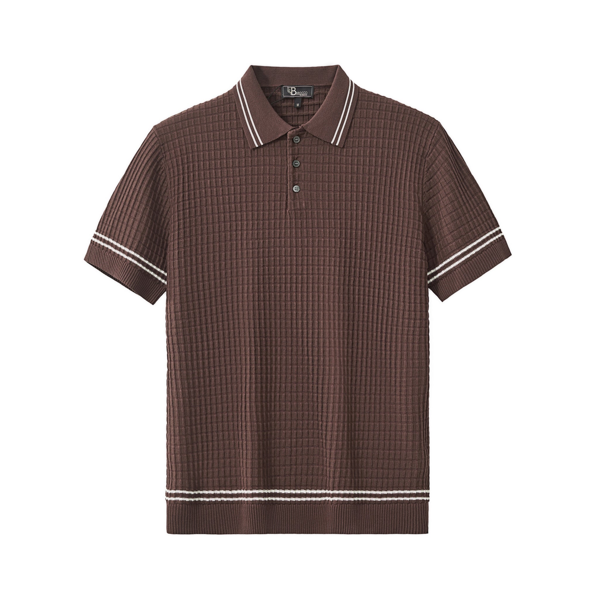 Refined Motion Knit Polo COFFEE