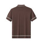 Refined Motion Knit Polo COFFEE
