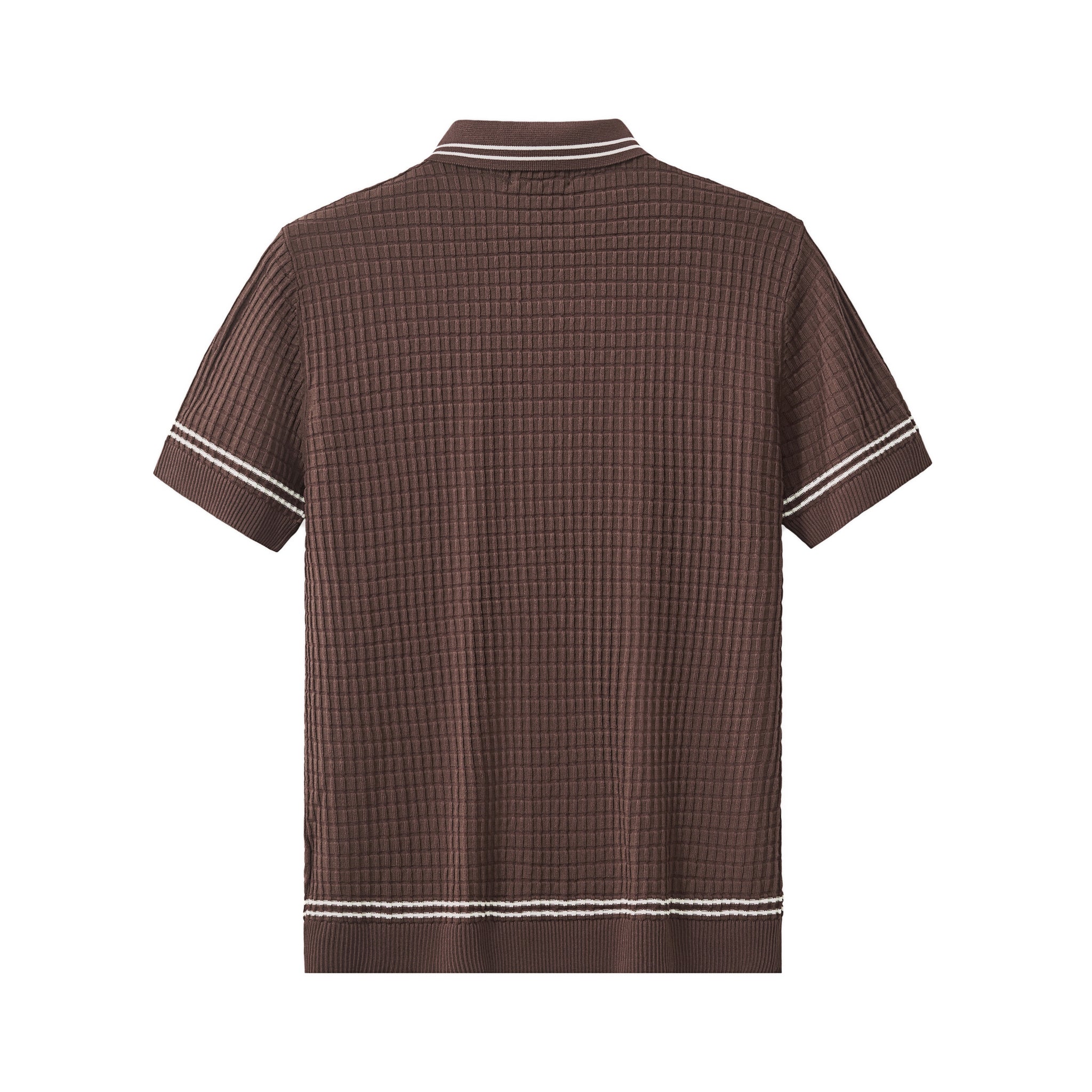 Refined Motion Knit Polo COFFEE