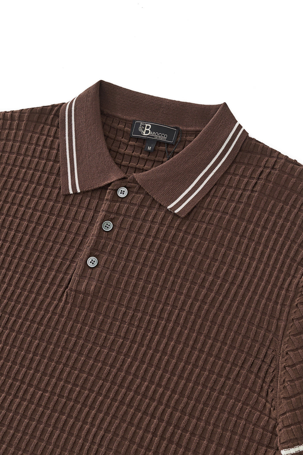 Refined Motion Knit Polo COFFEE