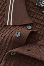 Refined Motion Knit Polo COFFEE