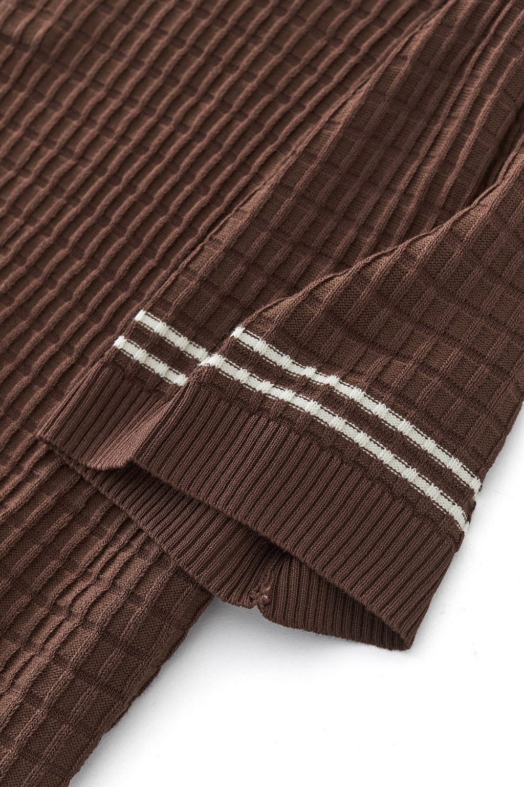 Refined Motion Knit Polo COFFEE