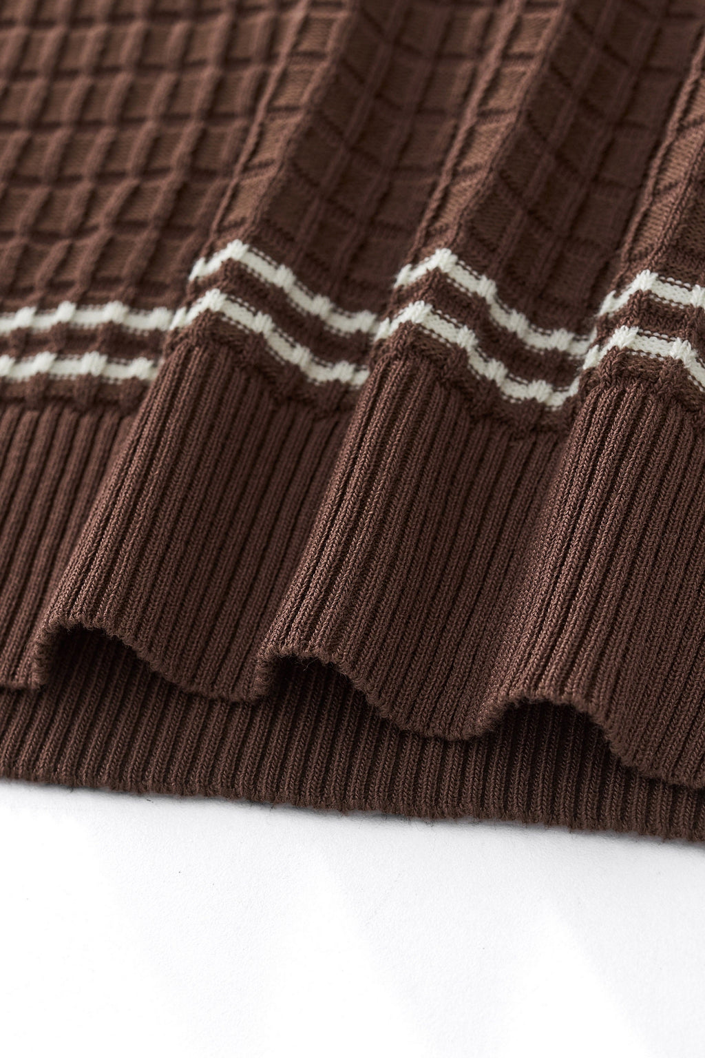 Refined Motion Knit Polo COFFEE