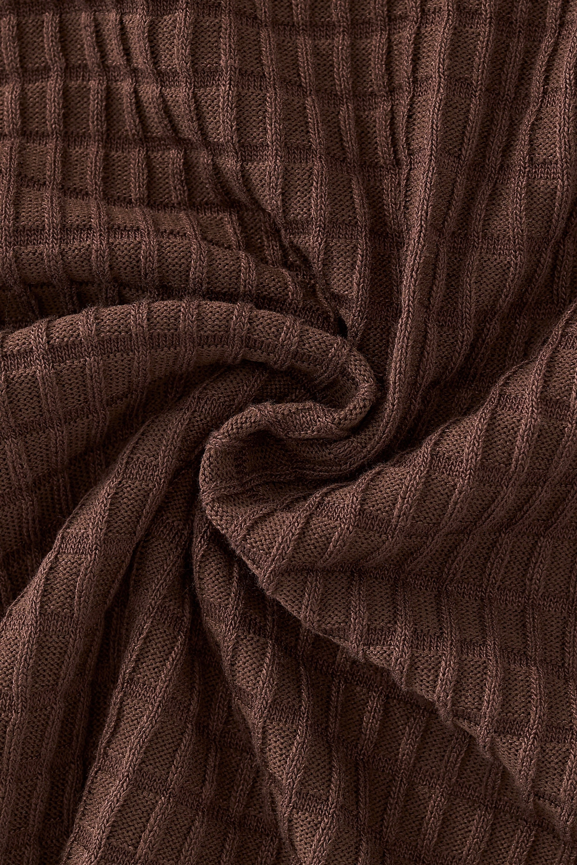 Refined Motion Knit Polo COFFEE
