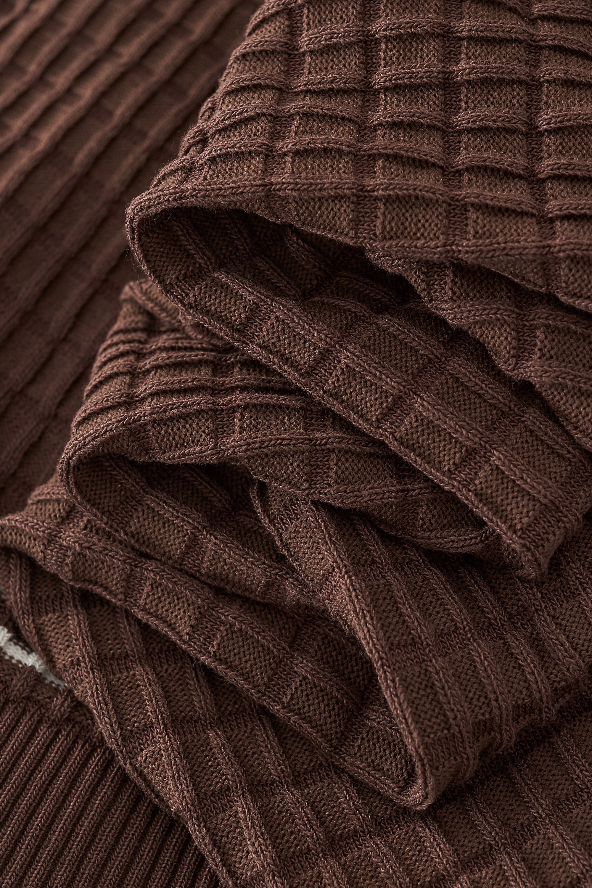 Refined Motion Knit Polo COFFEE