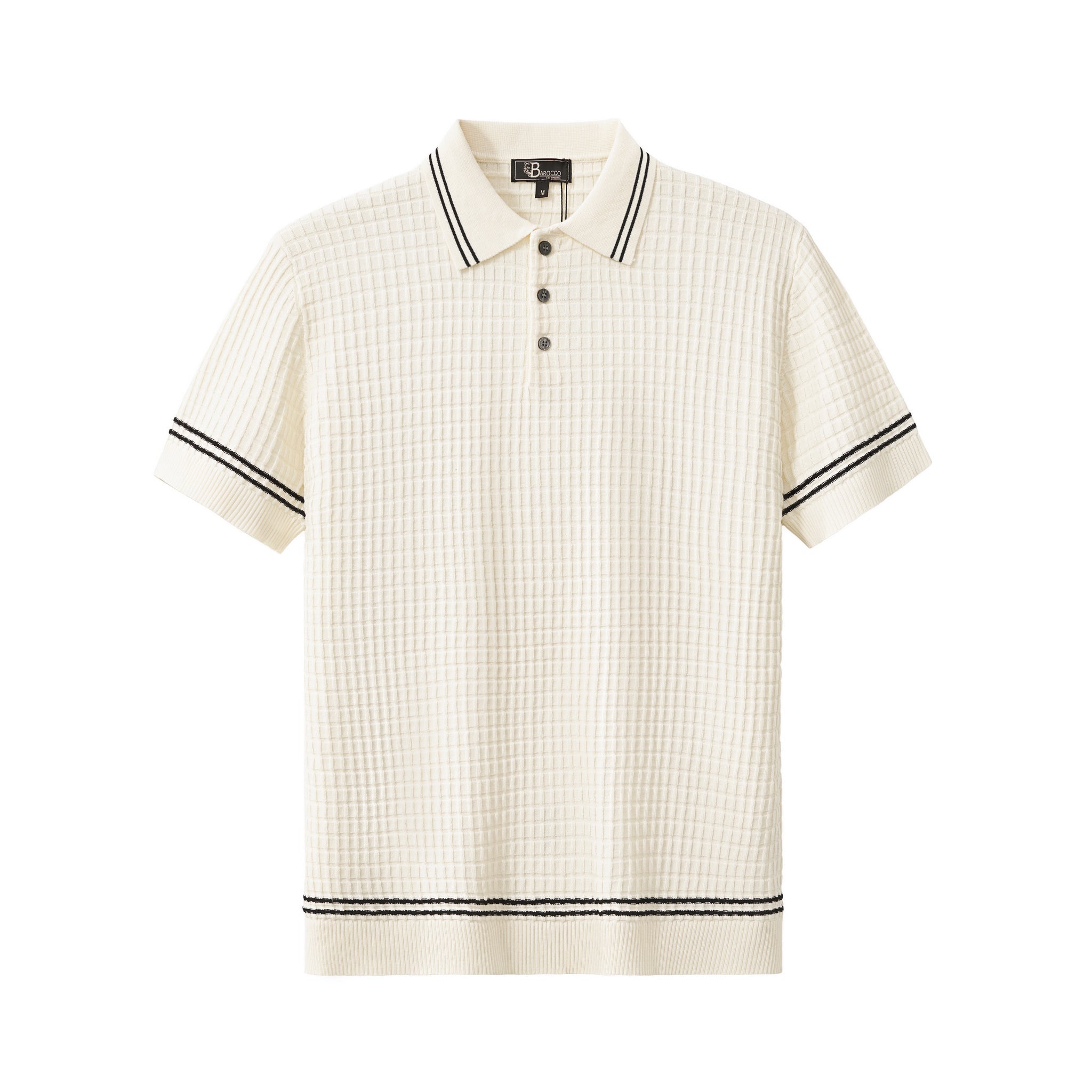 Refined Motion Knit Polo IVORY
