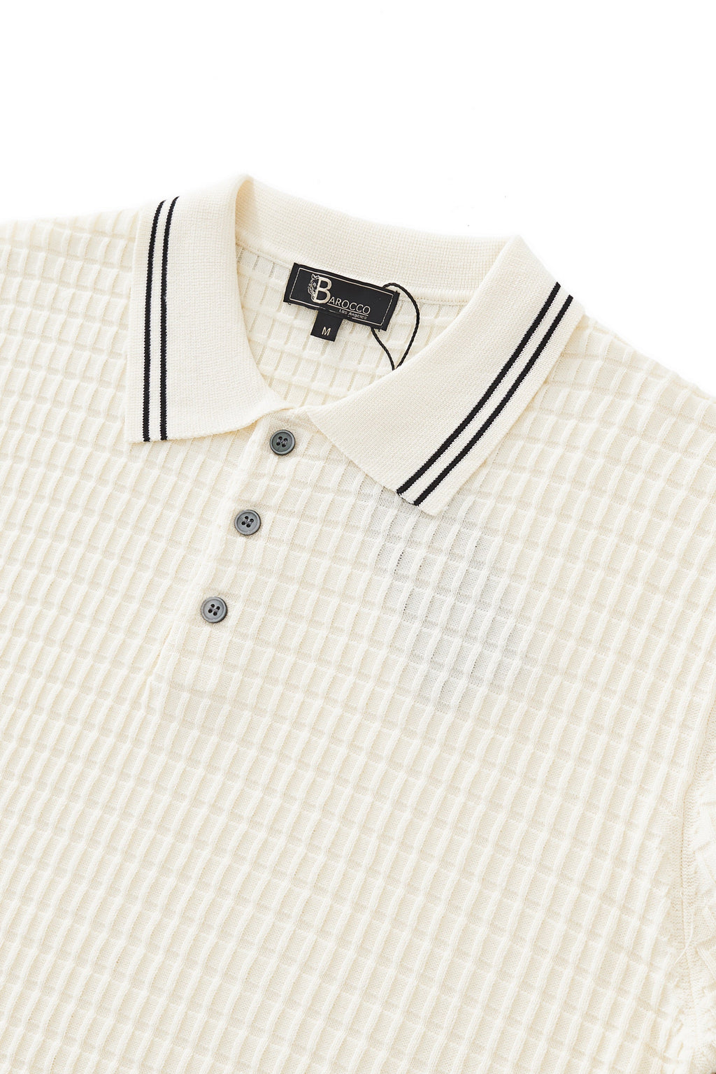 Refined Motion Knit Polo IVORY