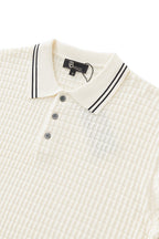 Refined Motion Knit Polo IVORY