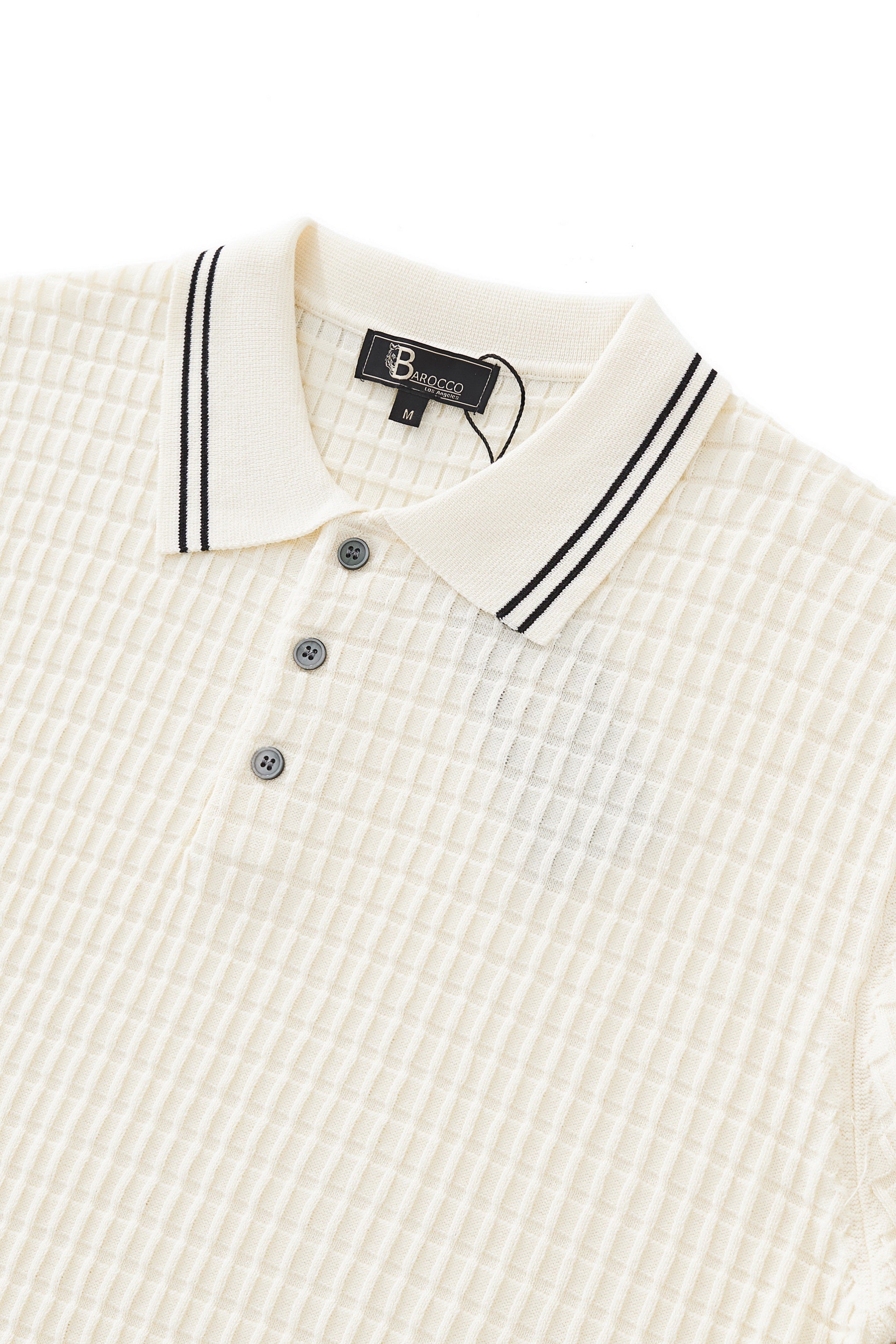 Refined Motion Knit Polo IVORY