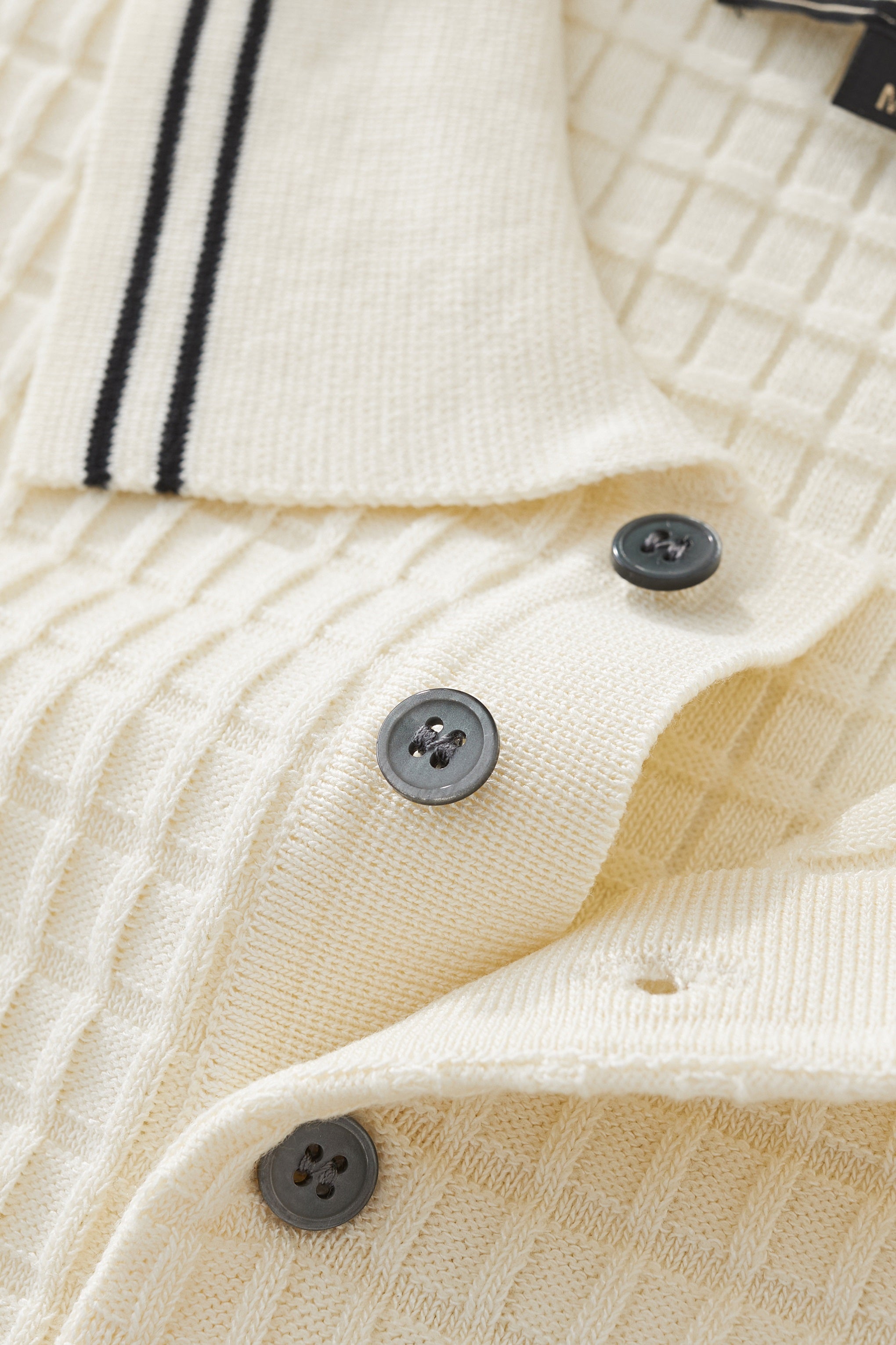 Refined Motion Knit Polo IVORY