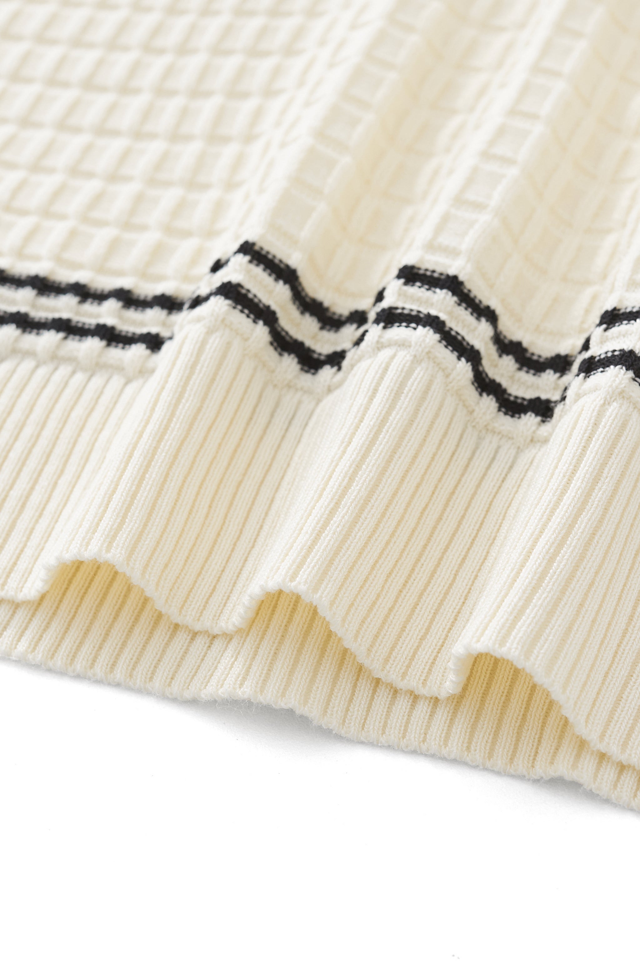 Refined Motion Knit Polo IVORY