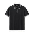 Urban Pulse Knit Zip Polo BLACK